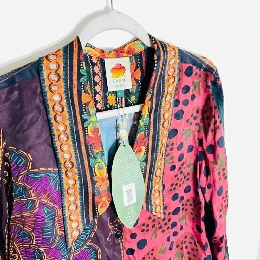 FARM Rio Multicolor Patterned Blouse - Picture 11 of 11